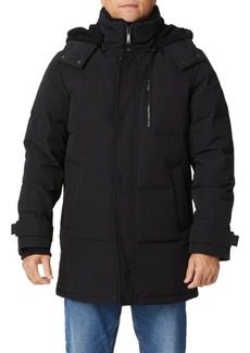 Vince Camuto High Pile Fleece Lined Puffer Jacket in Blk/Blk at Nordstrom