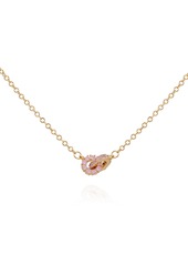 Vince Camuto Interlocking Crystal Pendant Necklace in Gold at Nordstrom Rack