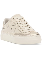 Vince Camuto Jenlie Platform Lace-Up Sneakers - Creamy White