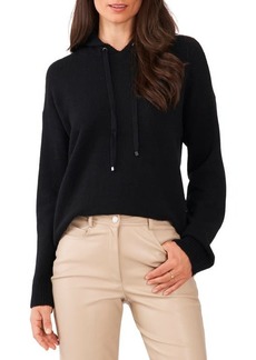 Vince Camuto Jersey Knit Hooded Sweater