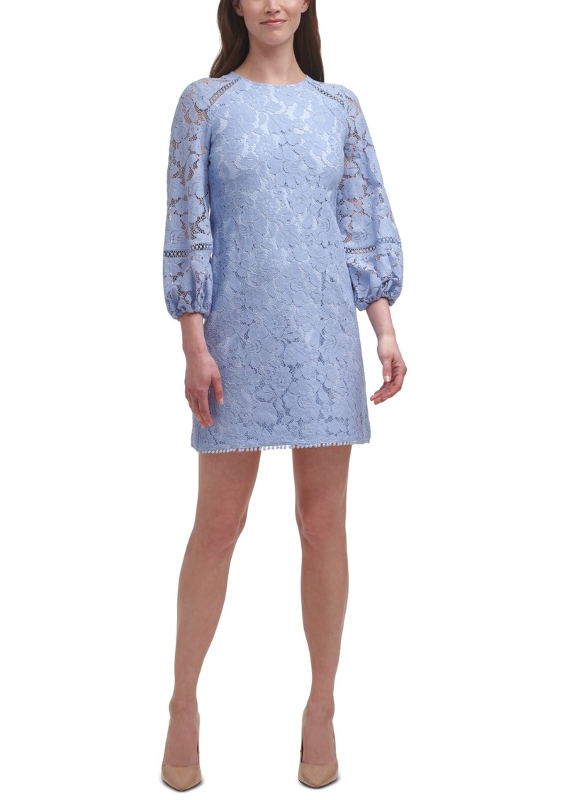 Vince Camuto Lace Shift Dress - Sky