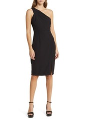 Vince Camuto Laguna One-Shoulder Sheath Dress