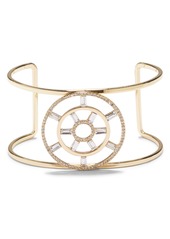 Vince Camuto Large T Circle Crystal Cuff