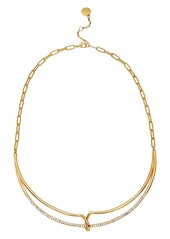 Vince Camuto Layered Frontal Necklace in Gold at Nordstrom Rack