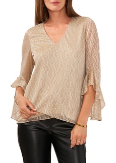 Vince Camuto Layered Hem Blouse in Gold at Nordstrom Rack