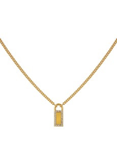 Vince Camuto Lock Pendant Necklace in Gold at Nordstrom Rack