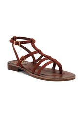 Vince Camuto Lynzia Cage Sandal in Chocolate Cr at Nordstrom