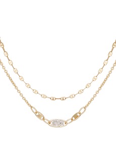 Vince Camuto Mariner Chain Layered Necklace in Gold at Nordstrom Rack