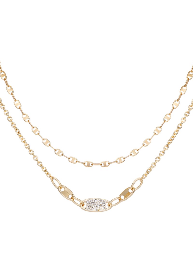 Vince Camuto Mariner Chain Layered Necklace in Gold at Nordstrom Rack