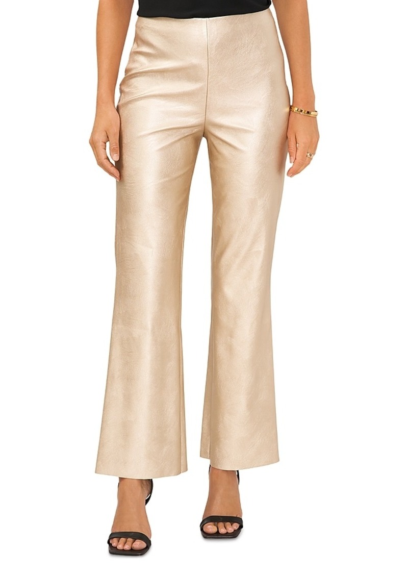 Vince Camuto Metallic Flare Leg Pants