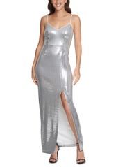 Vince Camuto Metallic Gown