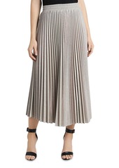 VINCE CAMUTO Metallic Pleated Skirt