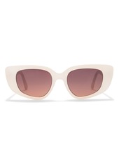 Vince Camuto Narrow Cat Eye Sunglasses in Black at Nordstrom Rack