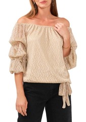 Vince Camuto Off the Shoulder Bubble Sleeve Blouse