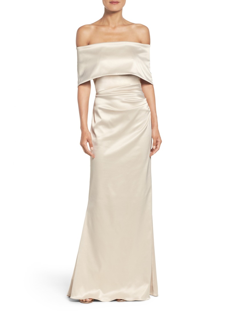 Vince Camuto Vince Camuto Off the Shoulder Gown (Regular & Petite ...