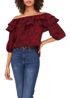 Vince Camuto Ruffle Off the Shoulder Blouse