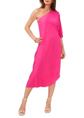 Vince Camuto One-Shoulder Asymmetric Caftan Dress