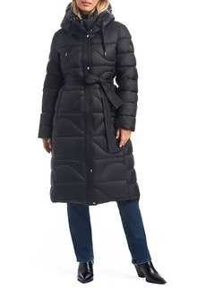 Vince Camuto Onion Quilted Recycled Nylon Longline Puffer Jacket
