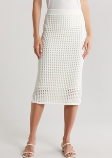 Vince Camuto Open Stitch Sweater Skirt