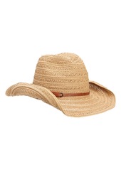 Vince Camuto Open Weave Cowgirl Hat in Navy at Nordstrom Rack