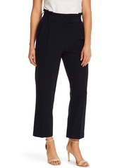 Vince Camuto Paperbag Waist Pleat Front Trousers