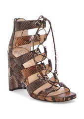 Vince Camuto Phandras Sandal in Taupe/Wooden Leather at Nordstrom