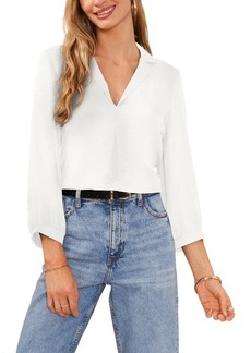 Vince Camuto Pleat Front Satin Shirt