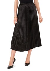 Vince Camuto Pleated Crepe Midi Skirt