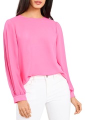 VINCE CAMUTO Pleated Sleeve Blouse