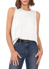 Vince Camuto Pleated Sleeveless Blouse