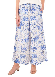 Vince Camuto Print Wide Leg Pants in Turtledove at Nordstrom Rack