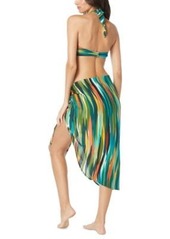 Vince Camuto Printed Cross Front Bikini Top Bottom Tie Front Cover Up Skirt