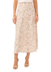 Vince Camuto Printed Midi Skirt