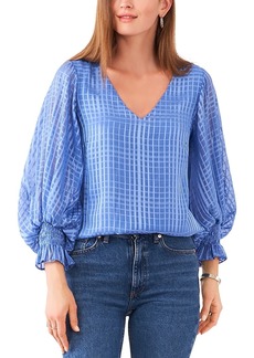Vince Camuto Printed Puff Sleeve Top