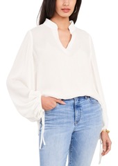Vince Camuto Puffed-Sleeve Textured Top