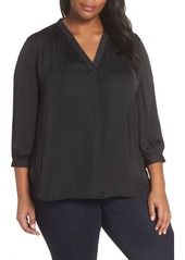 Vince Camuto Rumple Satin Blouse