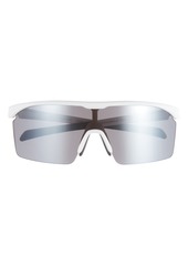 Vince Camuto Semi Rimless Shield Sunglasses in White at Nordstrom Rack