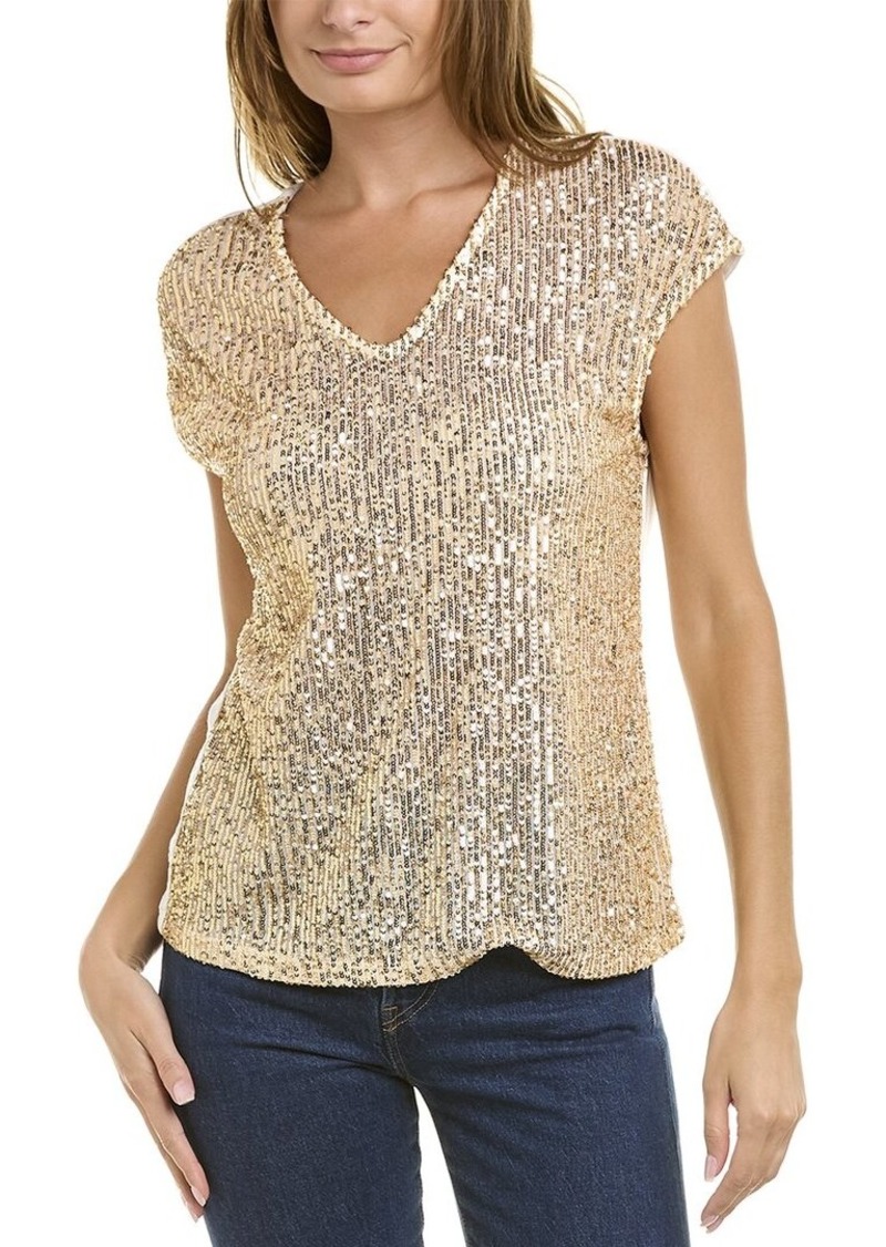 Vince Camuto Sequin Front Top