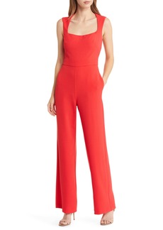 Vince Camuto Signature Stretch Crepe Jumpsuit in Mango at Nordstrom Rack