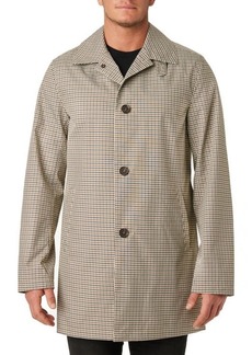 Vince Camuto Single Breasted Trench Coat in Multi Mini Check at Nordstrom