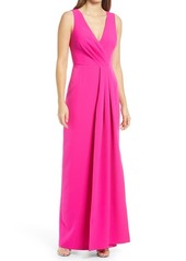 Vince Camuto Sleeveless V-Neck Gown in Orchid at Nordstrom