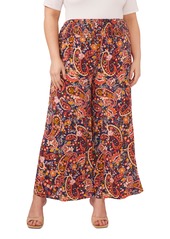 Vince Camuto Smocked Waist Wide Leg Pants in Classic Navy at Nordstrom Rack