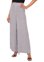 Vince Camuto Stripe Flat Front Wide Leg Pants