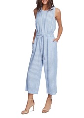 VINCE CAMUTO Striped Belted Jumpsuit - 100% Exclusive