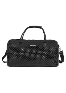 Vince Camuto Teagan Diamond Quilt Duffle Bag in Black at Nordstrom Rack