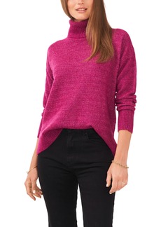 Vince Camuto Textured Turtleneck Sweater in Frenzy Purple at Nordstrom Rack