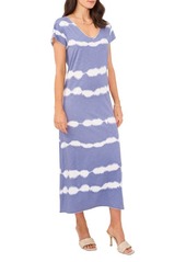 Vince Camuto Tie Dye Stripe Maxi Dress in Blue Jay at Nordstrom