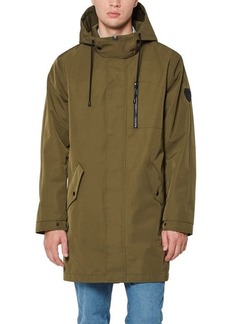 Vince Camuto Transitional Hooded Rain Parka in Olive at Nordstrom