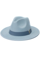 Vince Camuto V Band Felt Panama Hat - Chambray