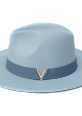 Vince Camuto V Band Felt Panama Hat - Chambray